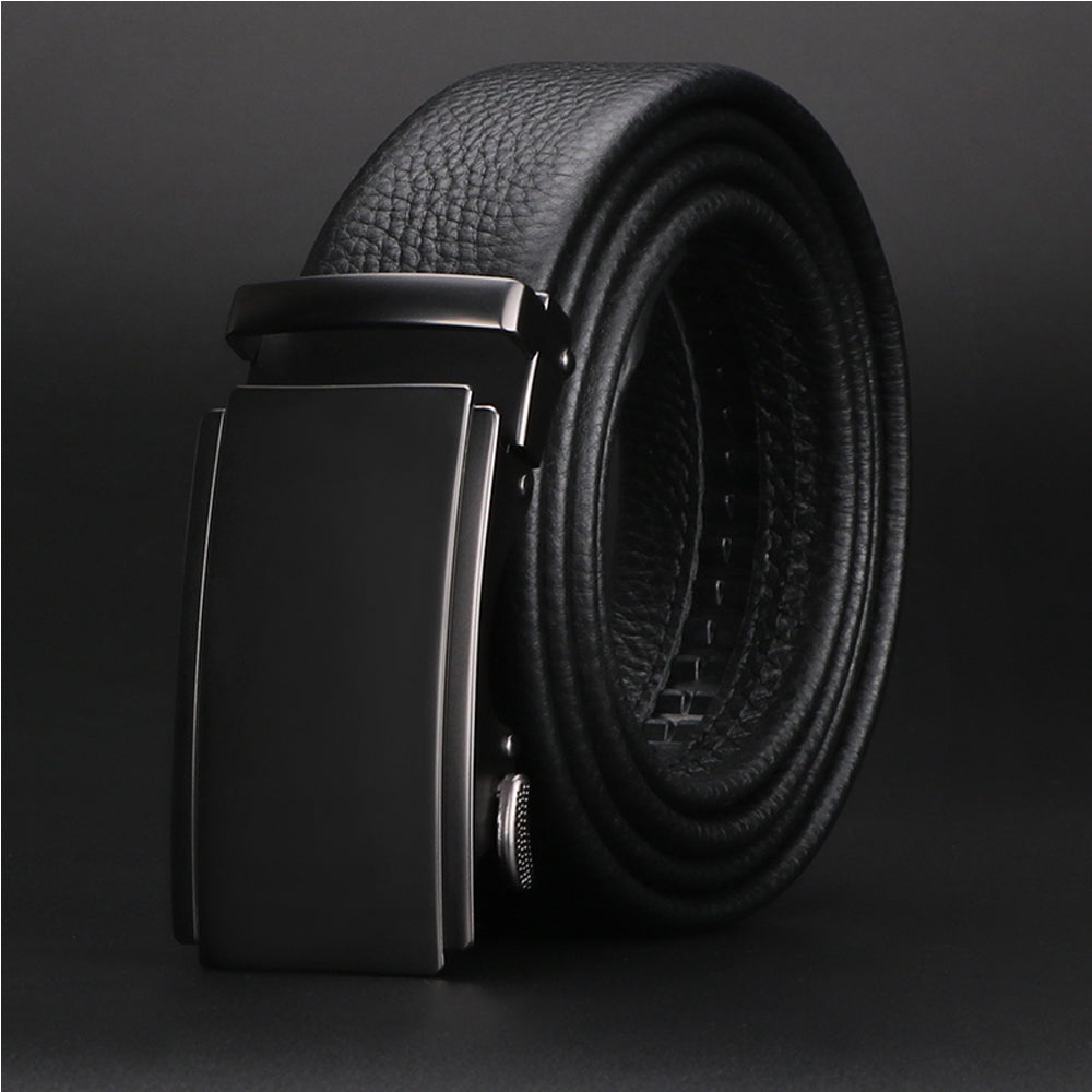 Men's Automatic Buckle Leather Belt - Business Casual