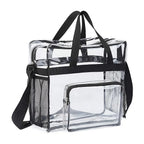 Stadium Approved Clear Crossbody Bag - TSA Compliant Transparent Purse for Concerts & Events