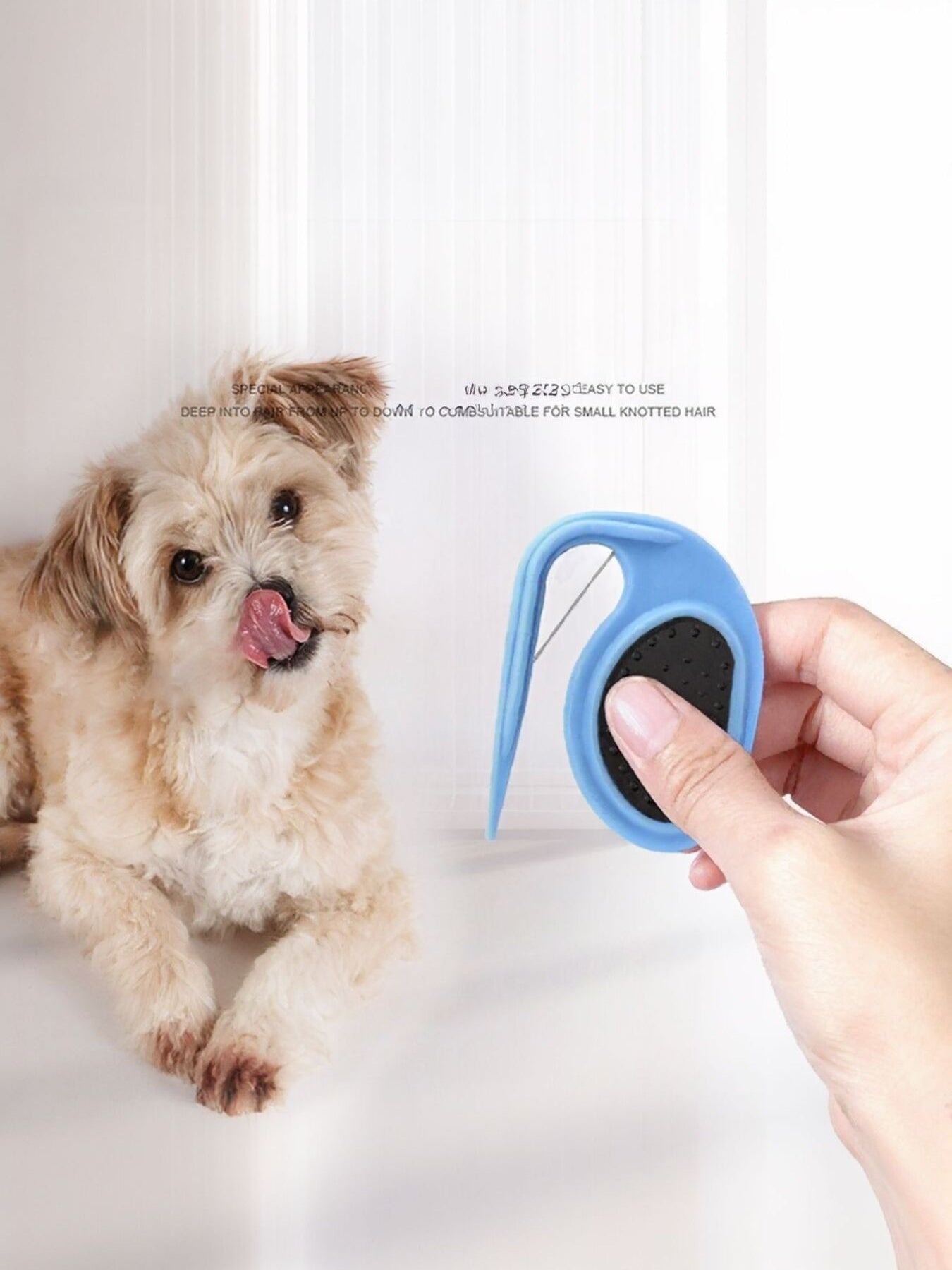 Gentle Knot Remover Pet Hair Comb | Dematting Detangling Comb for Dogs & Cats