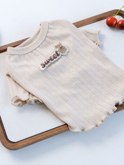 Sweet Bear Patch Ribbed Pet Top – Bow & Frill Dog Shirt