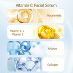 5-Step Anti-Aging Skincare Set | Vitamin C Brightening & Snail Mucin Repair System