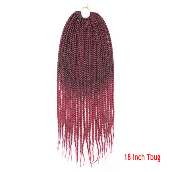 Senegalese Twist Crochet Braiding Hair – Synthetic Box Braids 14" 18" 22"