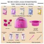 At-Home Waxing Kit – 23-Piece Professional Hair Removal Set with Wax Warmer
