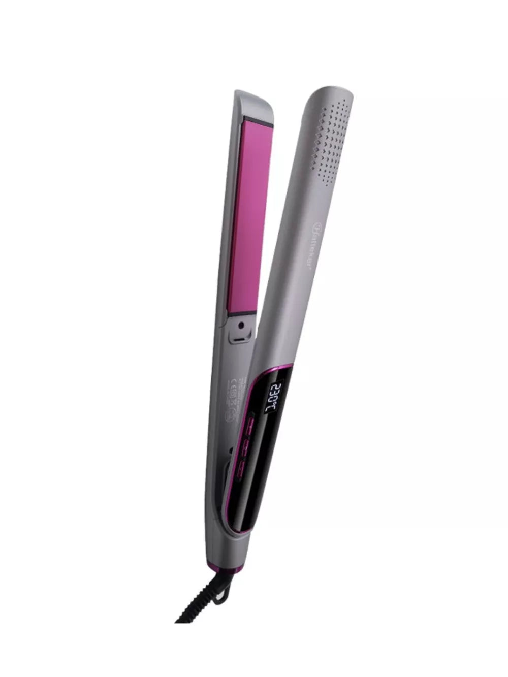 2-in-1 Hair Straightener & Curler – Fast Heating, Constant Temp, Multi-Speed