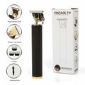 Professional Cordless Hair Clipper & Beard Trimmer - Zero Gap T-Blade for Precision Cuts