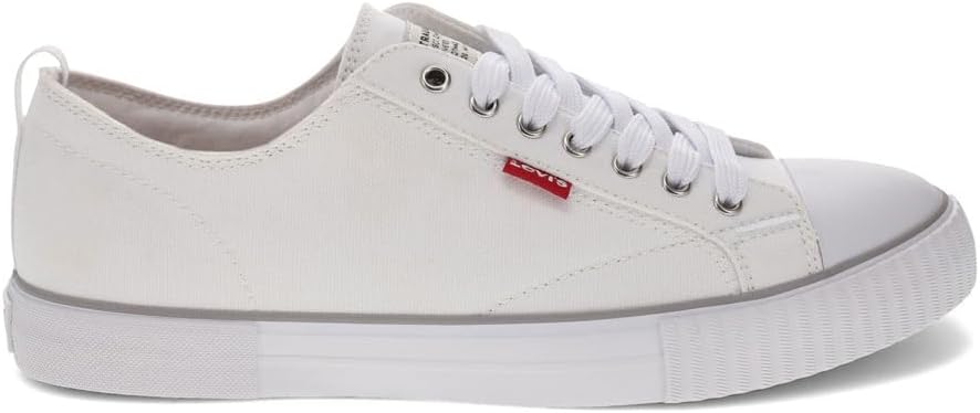 Levi's Men's Anikin Low-Top Canvas Sneakers – Cushioned Footbed & Rubber Outsole