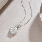 1 Carat Moissanite Pendant Necklace | Sterling Silver | Women's Fine Jewelry