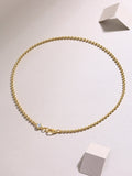 Moissanite Pendant Necklace – 0.5 Carat | S925 Sterling Silver & Gold Plated | Women's Fine Jewelry