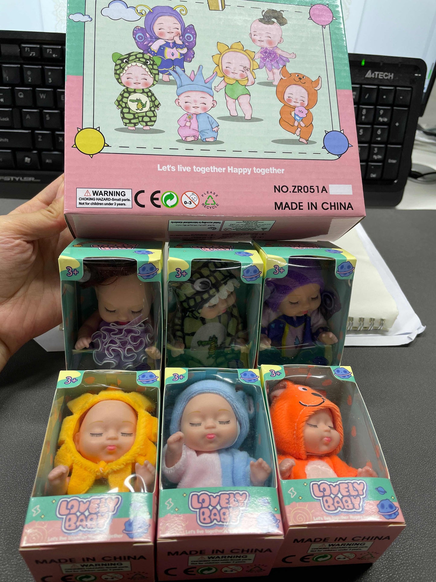 Princess Doll Gift Set - 6 Piece Collection for Girls Birthday, Christmas & Holiday Gifts
