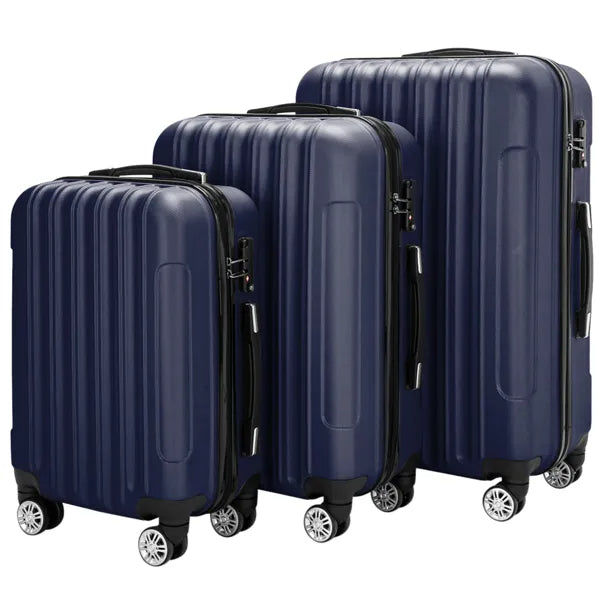 Premium 3-Piece Luggage Set - Hardside Spinner Suitcase Collection with TSA Lock