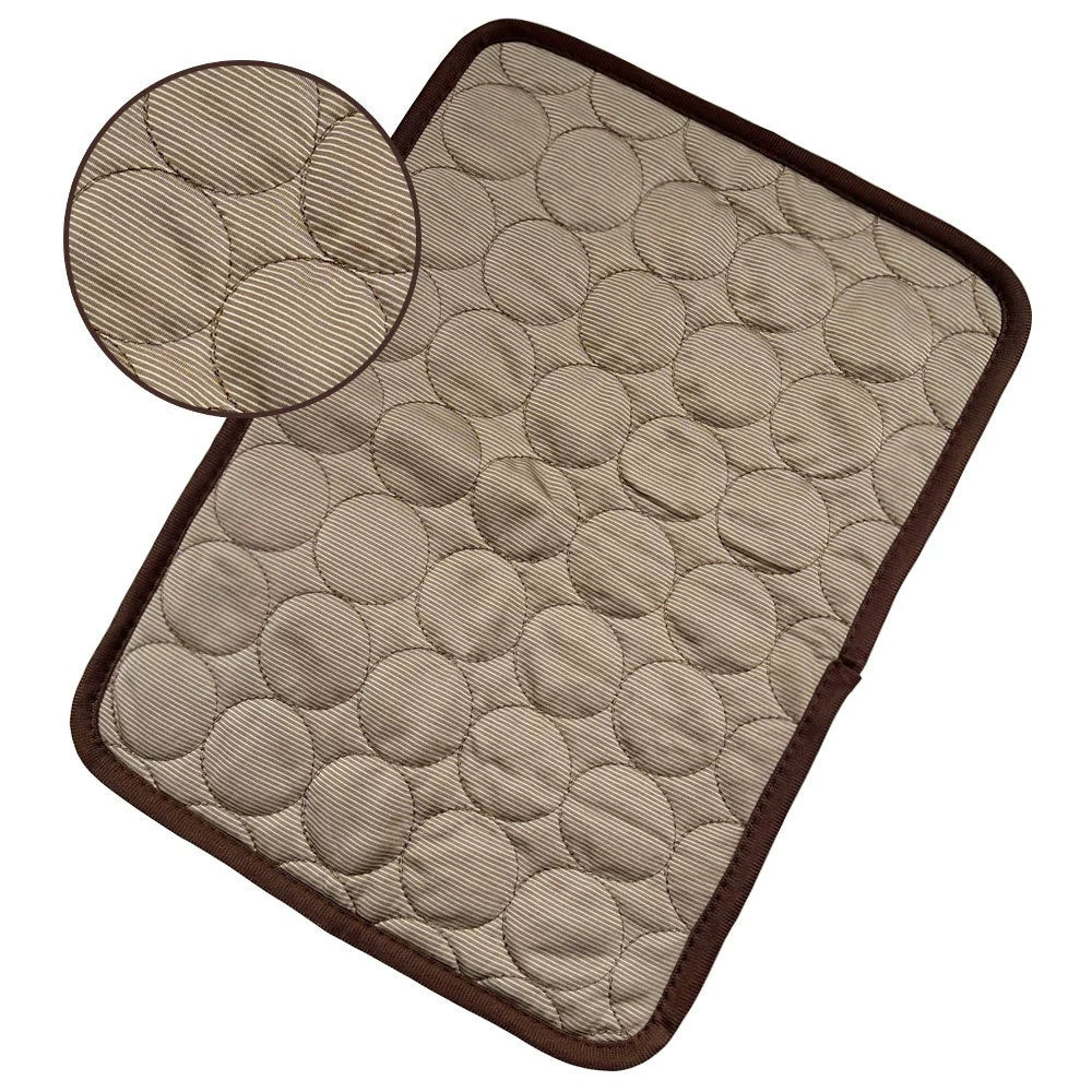 Ice Silk Self-Cooling Pet Mat for Dogs & Cats | No-Power Summer Cooling Pad