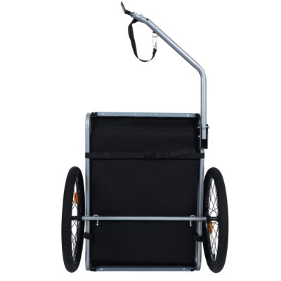 Large Dog Bike Trailer – 120 LB Capacity | All-Terrain Steel Frame Pet Carrier
