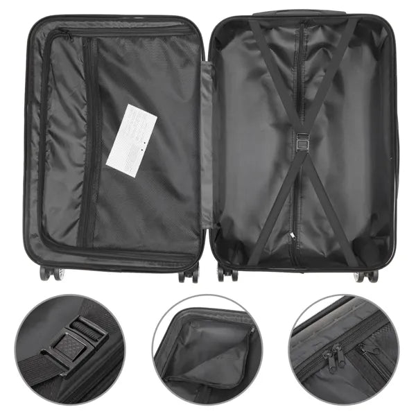 3-in-1 Travel Organizer Suitcase - Large Capacity Storage with Compartments