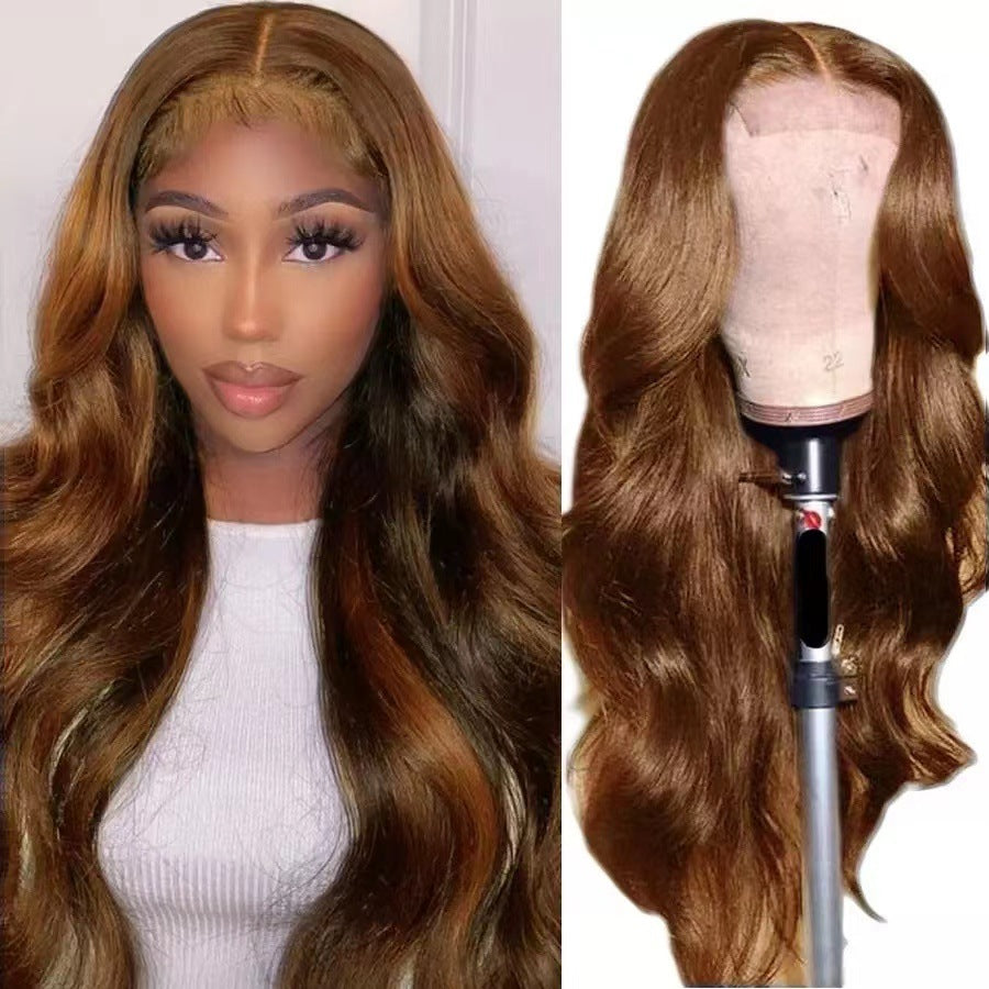 Blonde Lace Front Curly Wig - Long Big Wave Heat Resistant