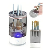 Electric Makeup Brush Cleaner & Dryer – Automatic Spinning Cleaning Machine