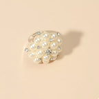 Pearl Cluster Ring | 18K Gold-Plated Statement Ring