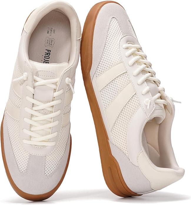 Project Cloud Men's Genuine Leather Sneakers – Memory Foam, Non-Slip TPE Sole