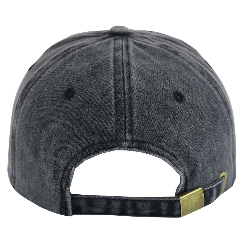 Fish Fear Me Embroidered Baseball Cap - Adjustable Cotton Fishing Hat