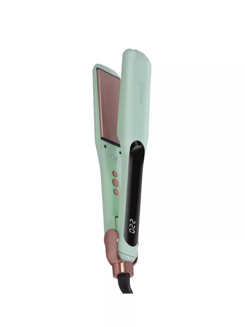 2-in-1 Adjustable Temperature Hair Straightener & Curler – Straight or Wavy, Your Choice