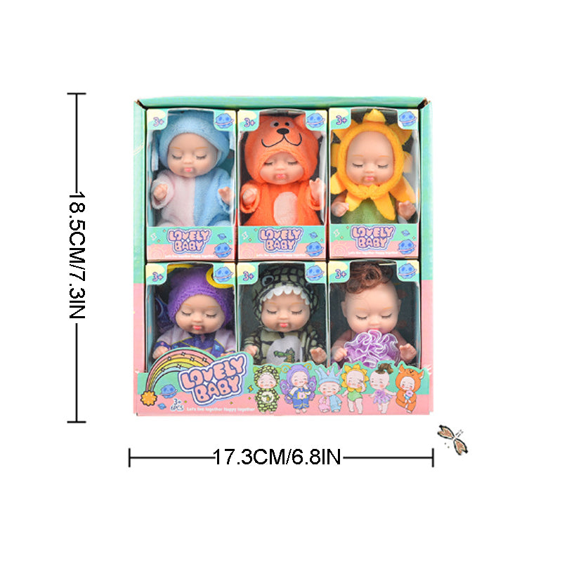 Princess Doll Gift Set - 6 Piece Collection for Girls Birthday, Christmas & Holiday Gifts