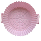 Air Fryer Silicone Liners Air Fryer Silicone Pot Reusable Silicone Air Fryer Liners Food Safe Non Stick Air Fryer Basket Accesso
