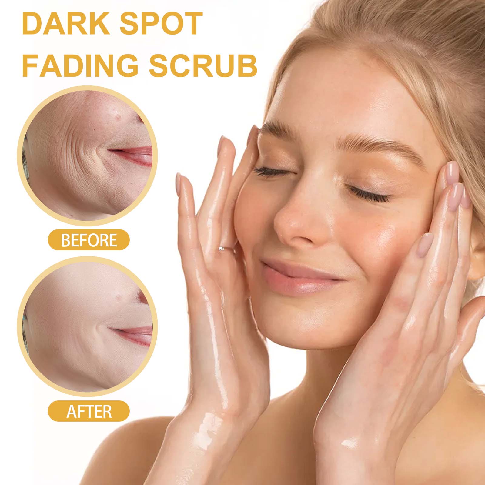 Turmeric Brightening Face Scrub – Exfoliating Cleanser for Smooth, Radiant Skin