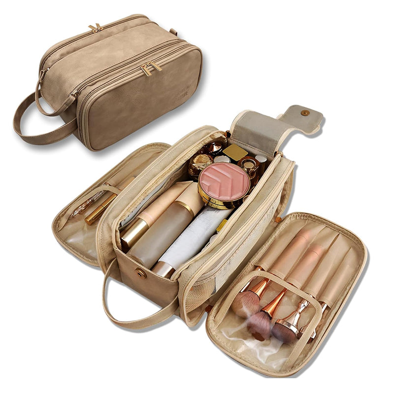Premium Hanging Toiletry Bag - Large Travel Organizer for Women & Men with Waterproof Compartments