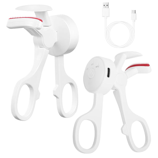 Heated Eyelash Curler - USB Rechargeable Electric Lash Curler with 3 Heat Settings