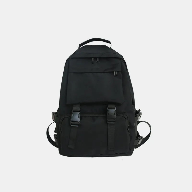 Oxford Cloth Backpack with Adjustable Straps – Large School Bag