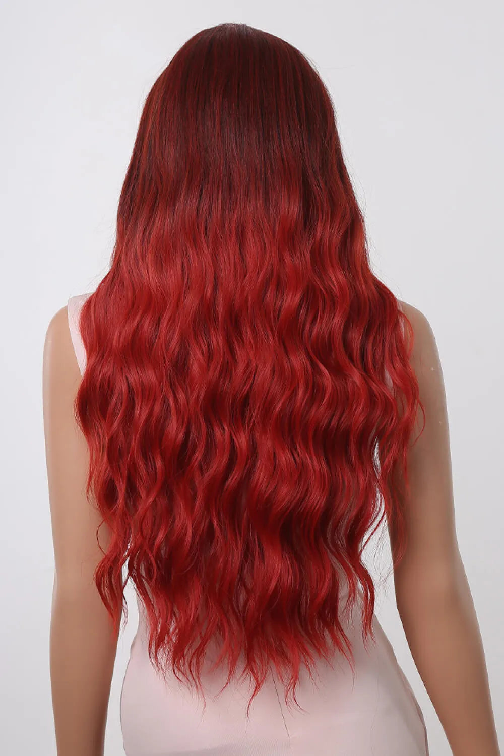 27" Long Wave Synthetic Wig – 13x1 Lace Full-Machine Made | Heat Safe