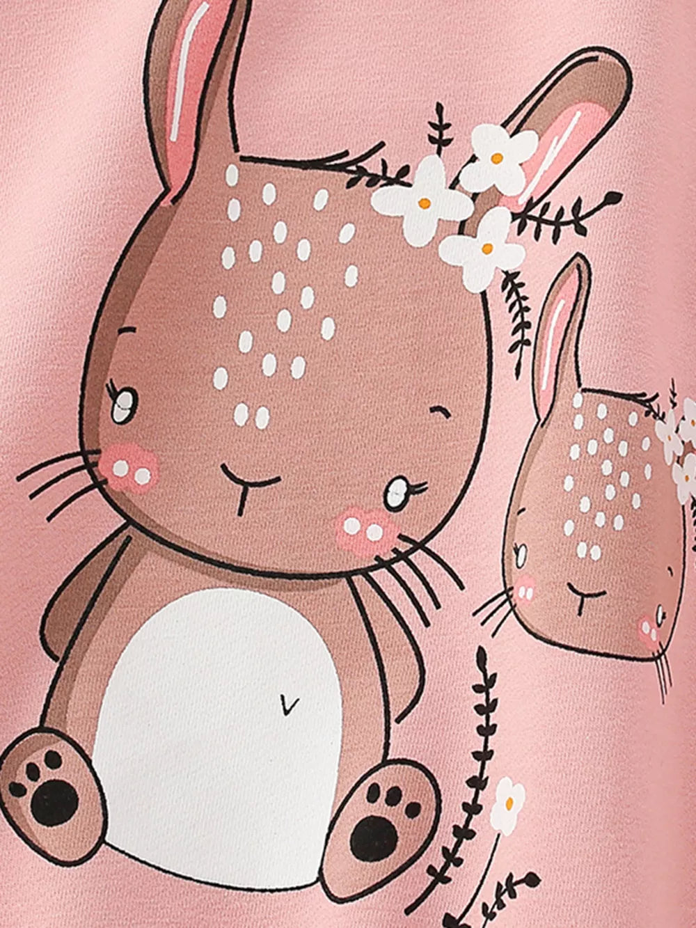 Children's Cute Animal Crew Neck Sweatshirt – Soft 100% Cotton Kids Pullover
