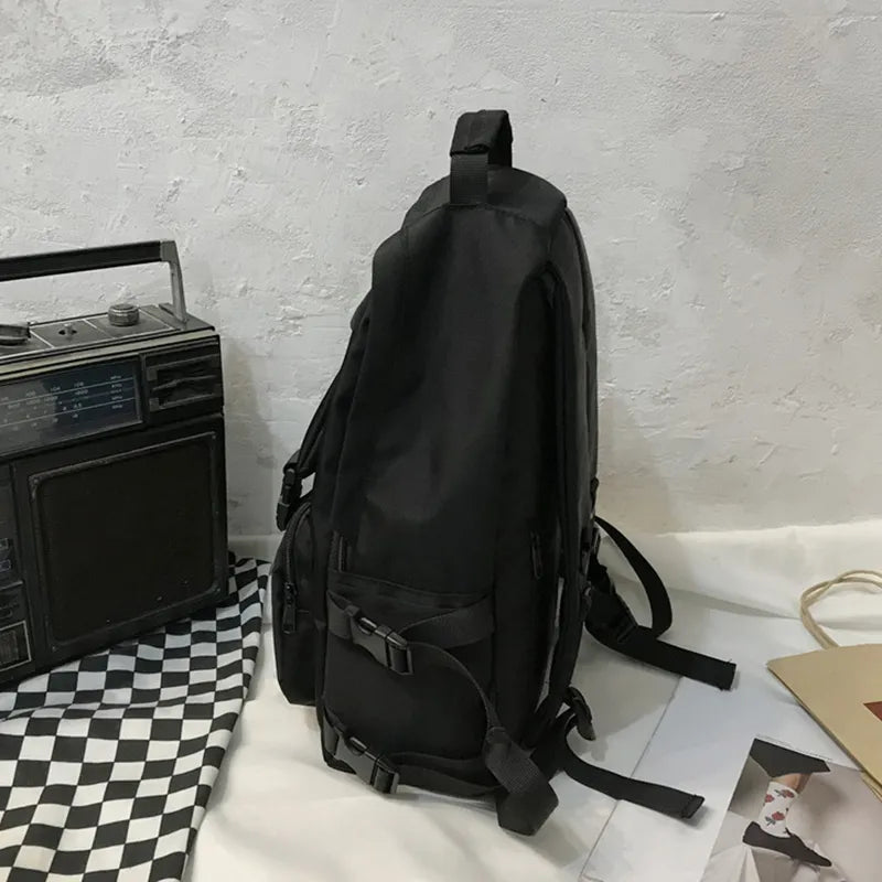 Oxford Cloth Backpack with Adjustable Straps – Large School Bag