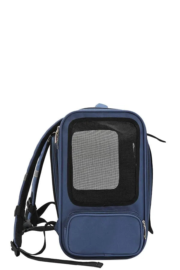 Nicole Lee USA Expandable Pet Carrier Backpack – Travel Bag for Small & Medium Pets
