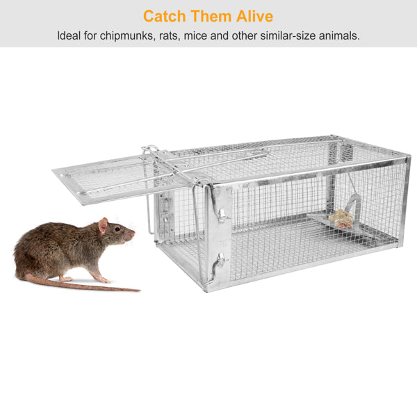 Humane Mouse Trap – Reusable Galvanized Steel Live Catch & Release | Indoor & Outdoor Use