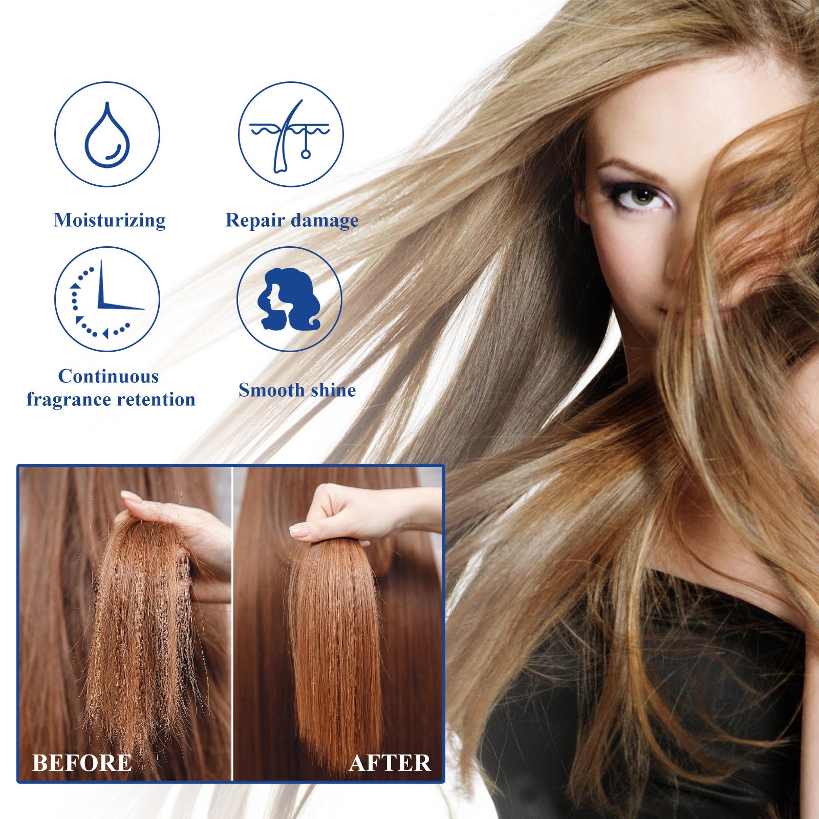 Keratin Protein Hair Straightening Cream – Frizz-Free, Silky Smooth Hair at Home