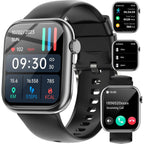 Fruit Intelligence Smart Watch Answer/Make a Call Bluetooth Smart Watch for IOS Android Men'S and Women'S Watch Black