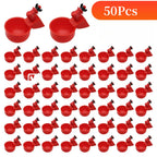 5/10/20 Pcs Automatic Poultry Drinking Bowl Chicken Waterer Cups Duck Drinking Machine Hanging Drinking Bowls Water Dispenser