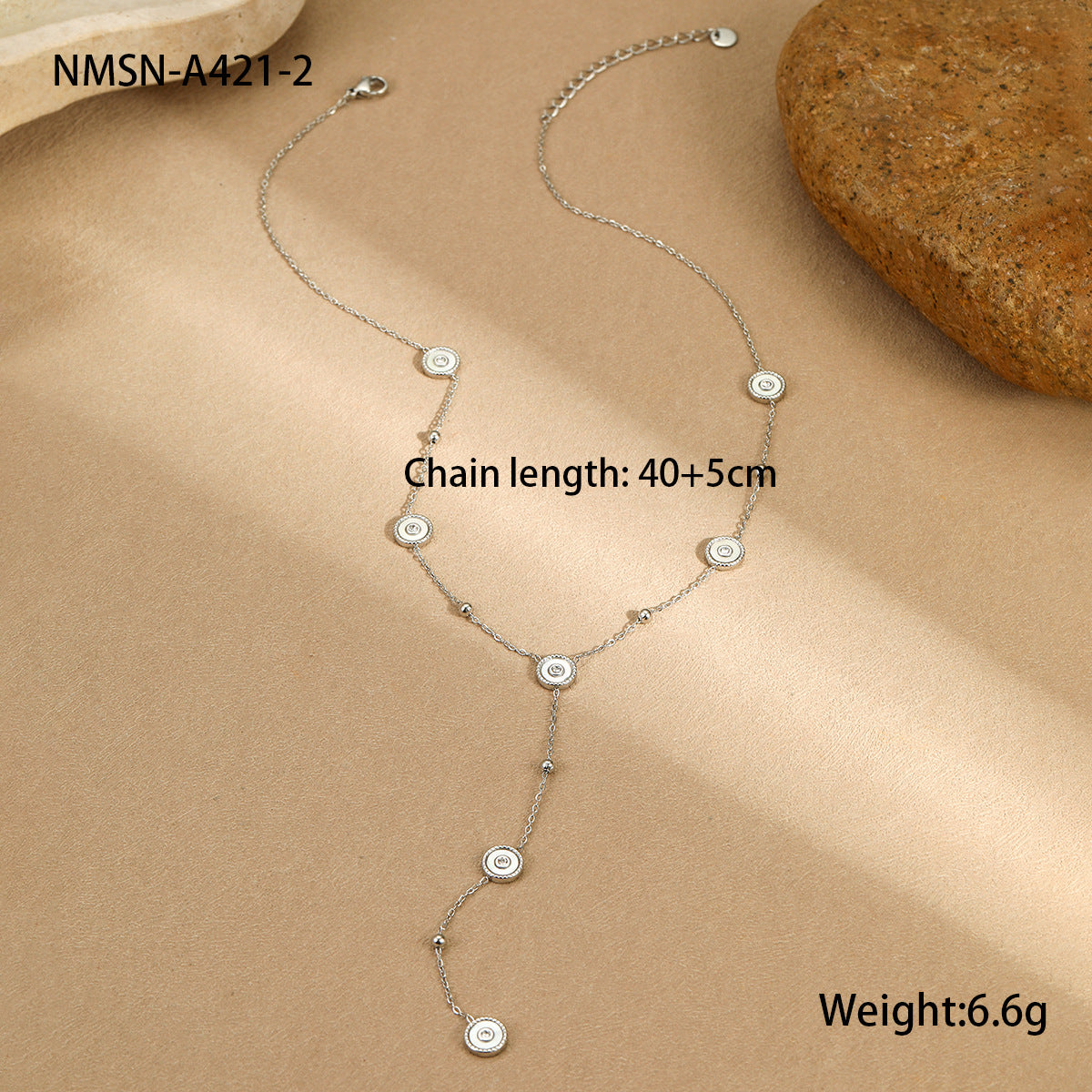 18K Gold-Plated Geometric Stainless Steel Bracelet for Women