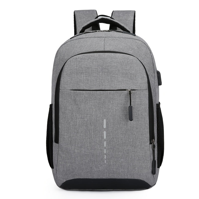 Large Capacity Laptop Backpack - Water-Resistant Oxford Cloth with Tablet Compartment