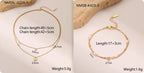 18K Gold Plated Layered Star Necklace – Pearl & Crystal Accents | Women's Jewelry