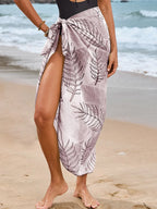 Cutout Sweetheart Neck One-Piece Swimsuit & Cover-Up Set