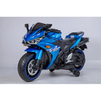 12V Kids Electric Motorcycle Ride-On Toy with Training Wheels – Ages 3–6