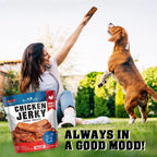 Premium Chicken Jerky Dog Treats - 1.5 lb Grain-Free Training Chews for All Dogs