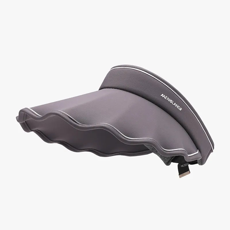 Women's Ice Silk Sun Hat – Extra Wide 5.3" Brim, PVC, Adjustable & Packable