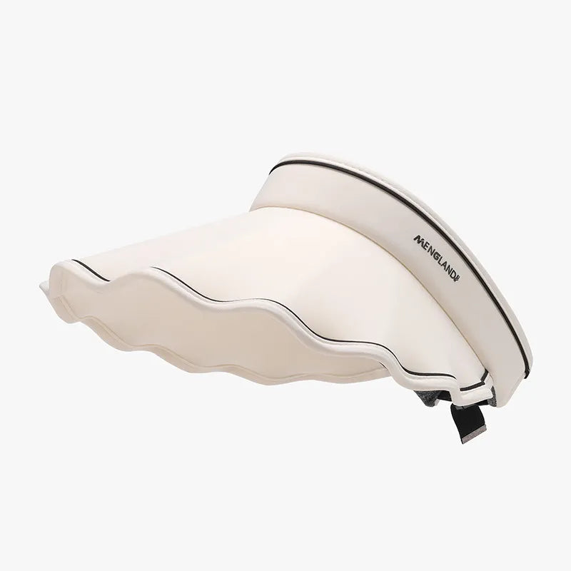 Women's Ice Silk Sun Hat – Extra Wide 5.3" Brim, PVC, Adjustable & Packable