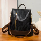 PU Leather Backpack Bag – Large Stylish Everyday Pack