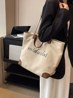 Casual Canvas Handbag – Large Shoulder Bag for Women
