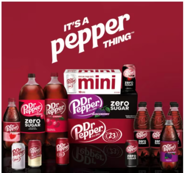 Dr Pepper Strawberries & Cream Soda Pop – 12 fl oz Cans, 12-Pack (2 Pack)