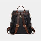 PU Leather Backpack Bag – Large Stylish Everyday Pack
