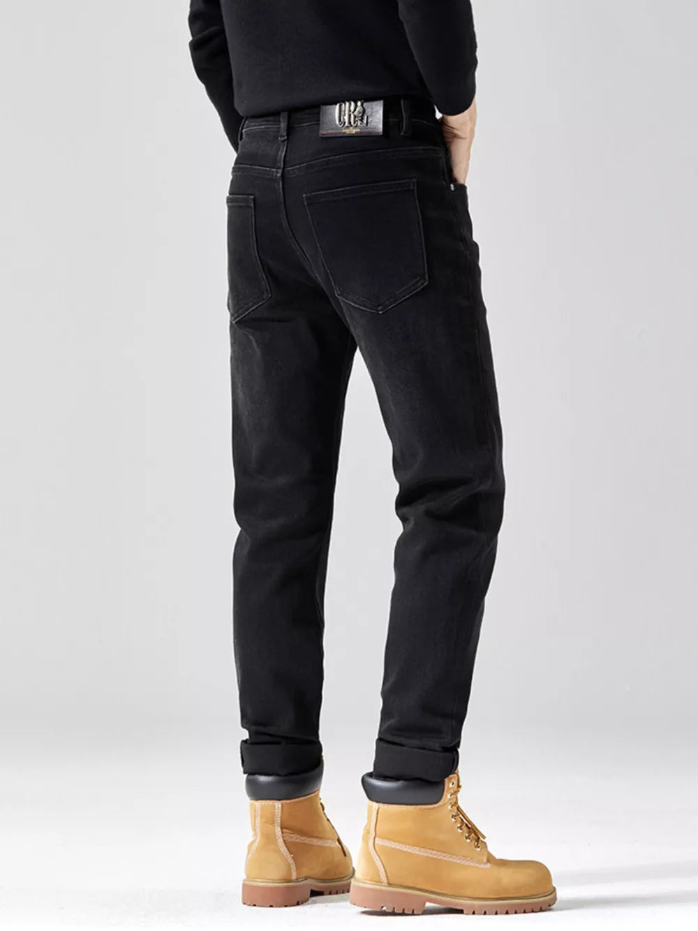 Men's Slim Fit Jeans – Cotton Blend with Stretch & Pockets